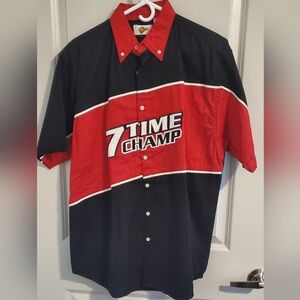 Vintage Dale Earnhardt - 7 Time ChampRacing Pit Crew Shirt (XL) Nascar Legends